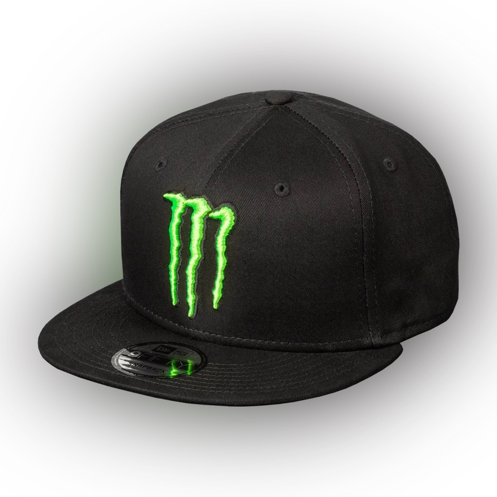 Monster Energy Snapback Cap Hat One Size OS Black monster claw Brand new